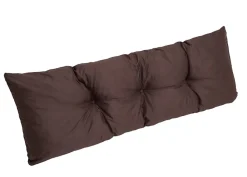 Set coussins pour palettes 120x50 cm, housse d'assise amovible, coussins de dossier matelassés 120x40 cm Marron coussins palettes