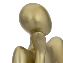 Set de 2 statuettes Femme en résine H17cm doré - Atmosphera