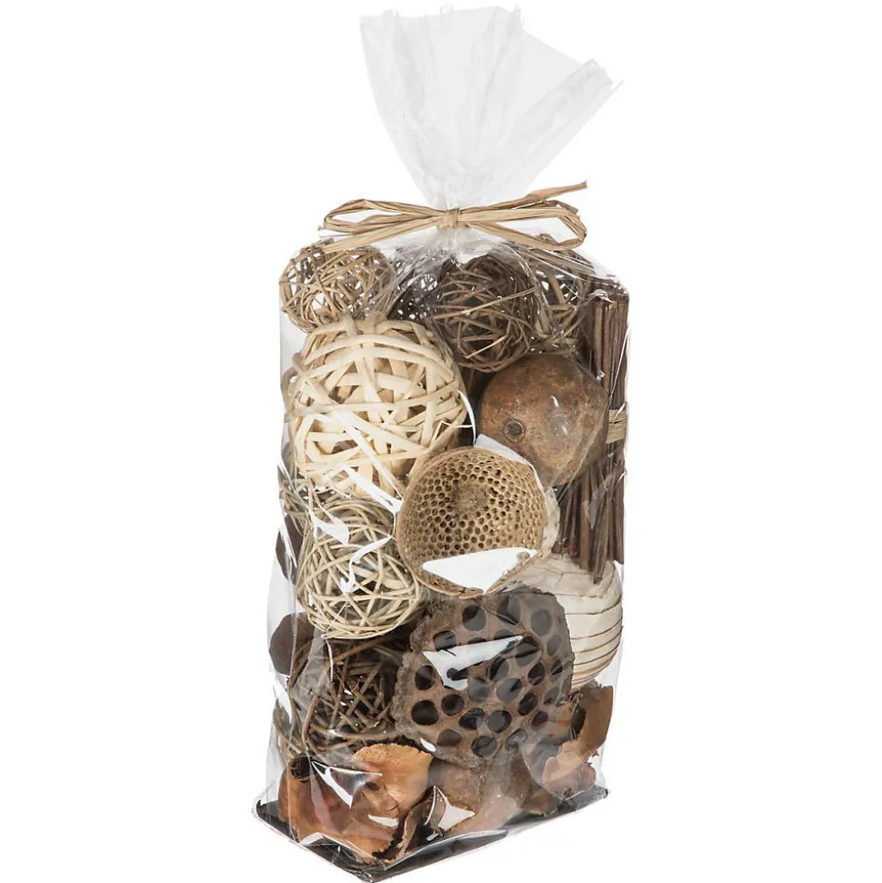 Set de boules décoratives H44 cm - Marron- Atmosphera