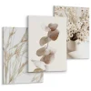 Set De Tableaux Fleurs Feuilles Nature 90cm x 40cm - Parfait pour décorer votre salon, chambre ou bureau avec un design unique et