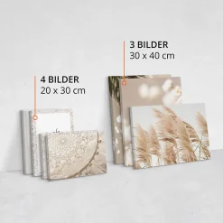 Set De Tableaux Plantes Citations Nature 110cm x 80cm - Parfait pour décorer votre salon, chambre ou bureau avec un design unique