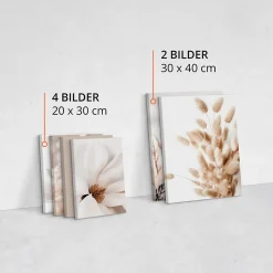 Set De Tableaux Plantes Citation Nature 90cm x 80cm - Parfait pour décorer votre salon, chambre ou bureau avec un design unique e