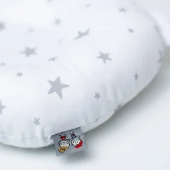 SEVIRA KIDS Coussin anti tête plate en coton Stella