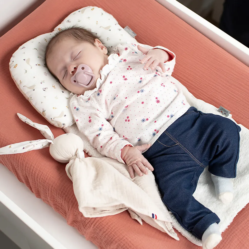 SEVIRA KIDS Coussin cale tête ergonomique en coton Sidonia