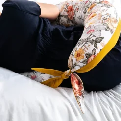 SEVIRA KIDS Coussin de maternité et d'allaitement + housse en gaze de coton