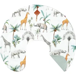 SEVIRA KIDS Housse pour coussin d'allaitement ergonomique Safari