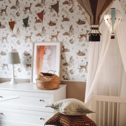 SEVIRA KIDS Montgolfière décorative Beige