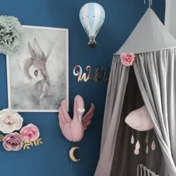 SEVIRA KIDS Montgolfière décorative Bleu clair