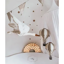 SEVIRA KIDS Montgolfière décorative Bleu clair
