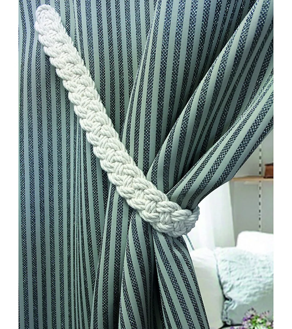 SHETLAND XL - Embrasse Rideau Magnétique Coton Torsadé