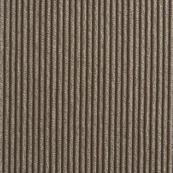 Skana - Lot de 2 chaises de bar en velours côtelé pieds chrome H66cm - Taupe