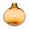 Soliflore - verre - ambre - D12 cm - Atmosphera