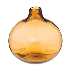 Soliflore - verre - ambre - D12 cm - Atmosphera