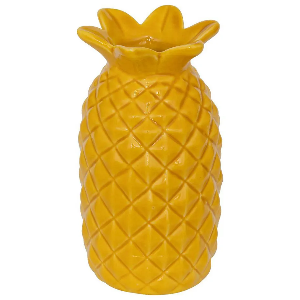 Soliflore ananas Yuca céramique H10cm- Multicolore- Atmosphera