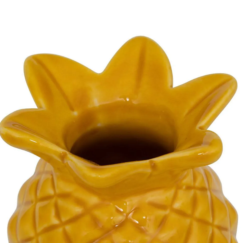 Soliflore ananas Yuca céramique H10cm- Multicolore- Atmosphera