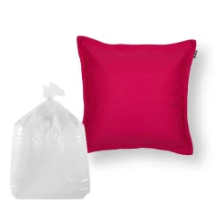 Soo Santaï Set Small Cushion Floating coussin flottant + polystyrène 45x45x25cm, résistant aux UV, Rose