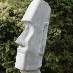 Statue moaï île de pâques jardin zen 1m20