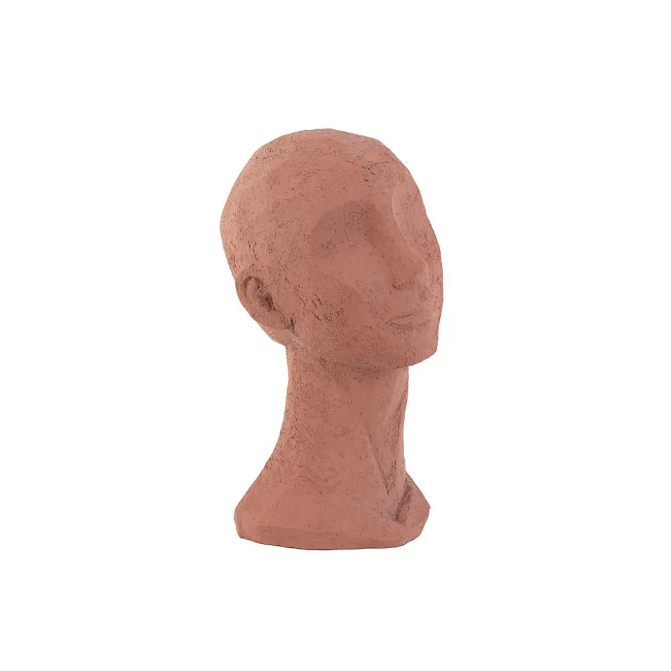 Statue visage en polyrésine - H.28,4 cm