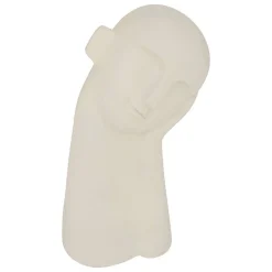 Statue visage Wonj H.24,5cm résine blanc - Atmosphera