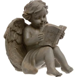 Statuette Ange assis - H15 - 5 cm - Multicolore- Atmosphera