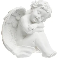 Statuette Ange assis - H15 - 5 cm - Multicolore- Atmosphera