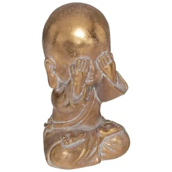 Statuette Bouddha - H15 cm - Multicolore- Atmosphera