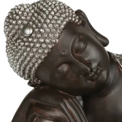 Statuette Bouddha assis - résine H36 cm - Atmosphera