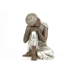 Statuette Bouddha assis - résine H36 cm - Atmosphera
