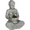Statuette Bouddha assis - ciment H40 cm - Atmosphera
