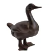 Statuette déco canard fonte 18x7cm