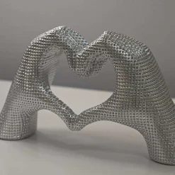 Statuette en polyrésine Hands lover 25x7.5x13.5 cm