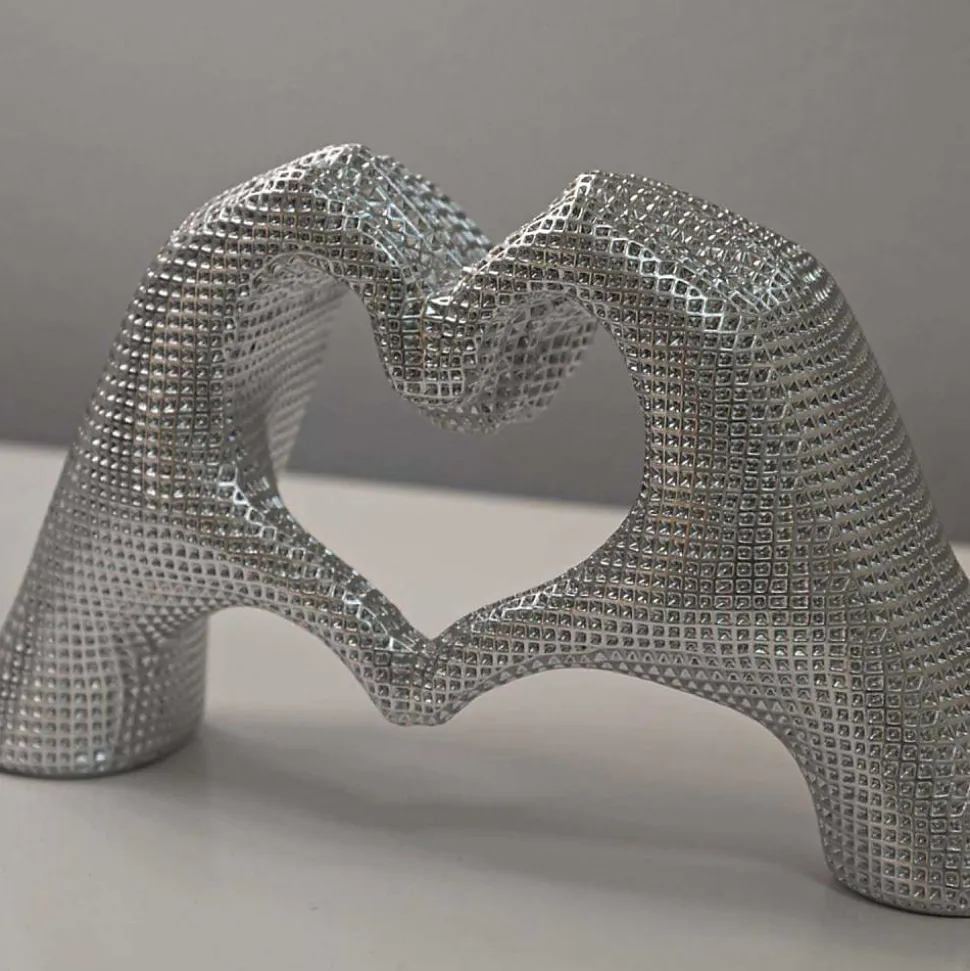 Statuette en polyrésine Hands lover 25x7.5x13.5 cm