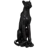 Statuette léopard Artifice - noir - résine H90 cm - Atmosphera