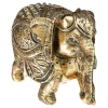 Statuette Éléphant - H9 cm - Doré- Atmosphera