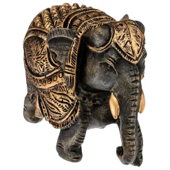 Statuette Éléphant - H9 cm - Multicolore- Atmosphera