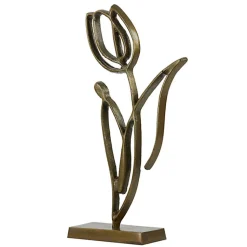 Statuette Tulipanu métal bronze 24x9x45cm
