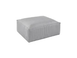 Stella - pouf en velours côtelé - style contemporain - Lisa Design