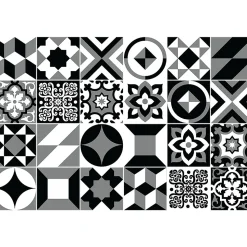 Sticker Mural Carrelage adhésif Cuisine Salle de Bain - 24 STICKERS CARRELAGES AZULEJOS AGNES - 24stickers15x15cm