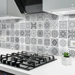 Sticker Mural Carrelage adhésif Cuisine Salle de Bain - 24 STICKERS CARRELAGES AZULEJOS YASMINE - 24stickers15x15cm