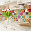 Sticker Mural Carrelage adhésif Cuisine Salle de Bain - 24 STICKERS CARRELAGES AZULEJOS CUSTODIO - 24stickers15x15cm