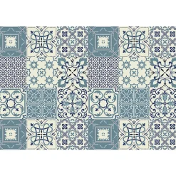 Sticker Mural Carrelage adhésif Cuisine Salle de Bain - 24 STICKERS CARRELAGES AZULEJOS LAURENZO - 24stickers15x15cm