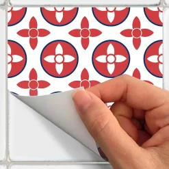Sticker Mural Carrelage adhésif Cuisine Salle de Bain - 24 STICKERS CARRELAGES AZULEJOS JUVENALO - 24stickers15x15cm