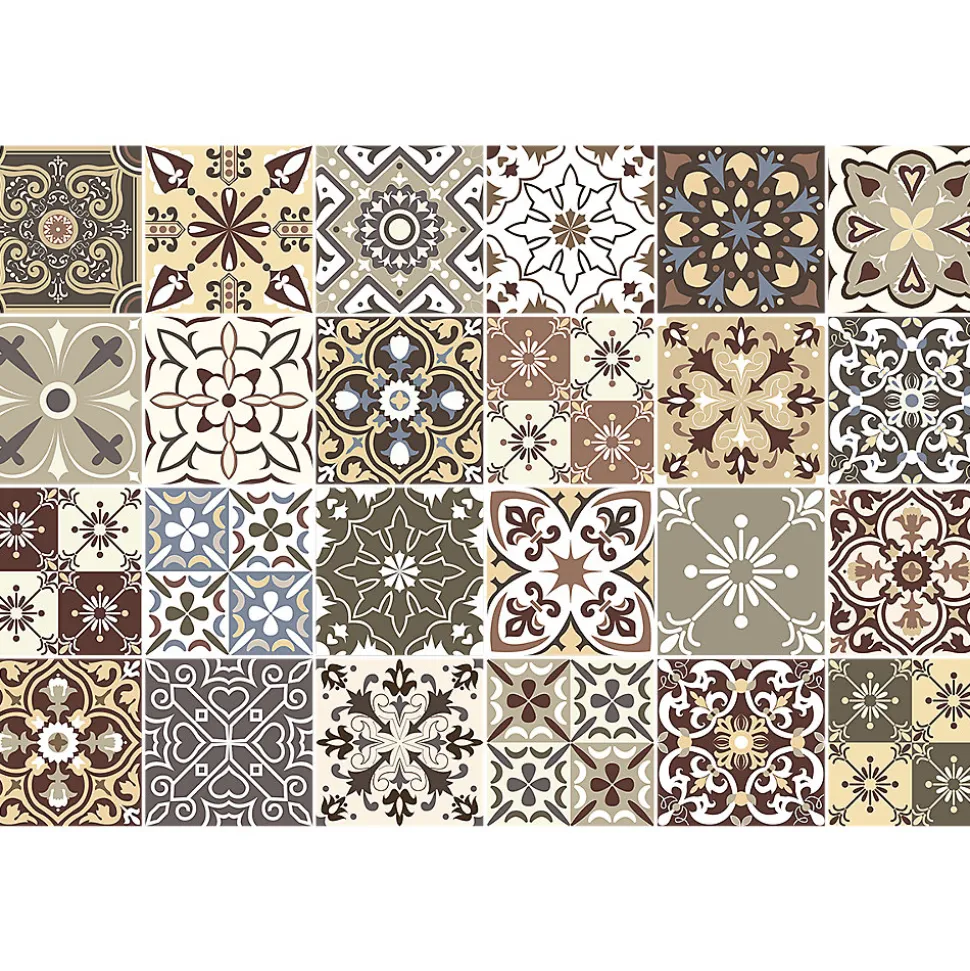 Sticker Mural Carrelage adhésif Cuisine Salle de Bain - 24 STICKERS CARRELAGES AZULEJOS JAVIERNA - 24stickers15x15cm