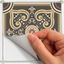 Sticker Mural Carrelage adhésif Cuisine Salle de Bain - 24 STICKERS CARRELAGES AZULEJOS JAVIERNA - 24stickers15x15cm