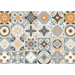 Sticker Mural Carrelage adhésif Cuisine Salle de Bain - 24 STICKERS CARRELAGES AZULEJOS GRAZELANO - 24stickers15x15cm