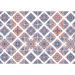 Sticker Mural Carrelage adhésif Cuisine Salle de Bain - 24 STICKERS CARRELAGES AZULEJOS ARLINDA - 24stickers15x15cm