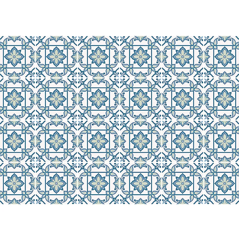 Sticker Mural Carrelage adhésif Cuisine Salle de Bain - 24 STICKERS CARRELAGES AZULEJOS MESSINE - 24stickers15x15cm