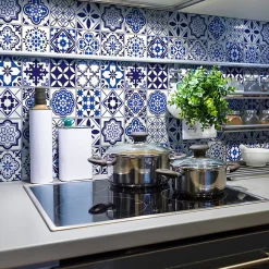 Sticker Mural Carrelage adhésif Cuisine Salle de Bain - 24 STICKERS CARRELAGES AZULEJOS EUSEBIO - 24stickers15x15cm