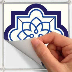 Sticker Mural Carrelage adhésif Cuisine Salle de Bain - 24 STICKERS CARRELAGES AZULEJOS EUSEBIO - 24stickers15x15cm