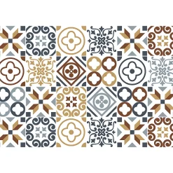 Sticker Mural Carrelage adhésif Cuisine Salle de Bain - 24 STICKERS CARRELAGES AZULEJOS ZEPETINO - 24stickers15x15cm